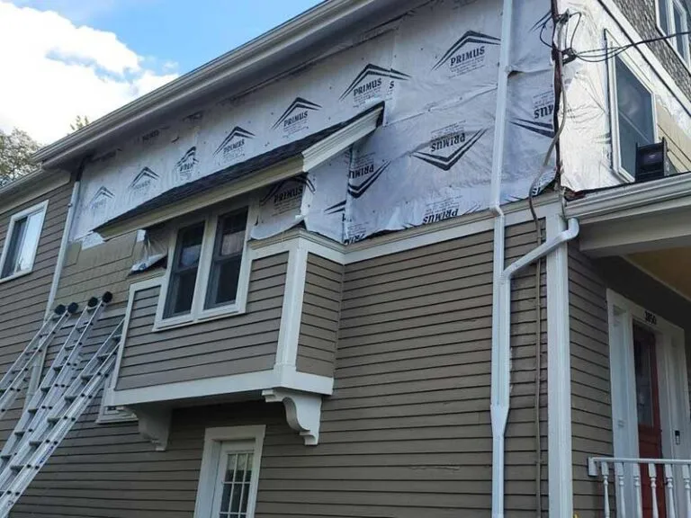 siding installation on home in beavercreek ohio