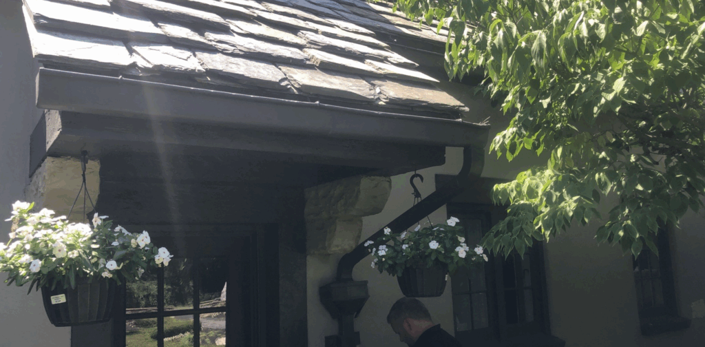 New gutter installation in Beavercreek, Ohio by Beavercreek Roofing