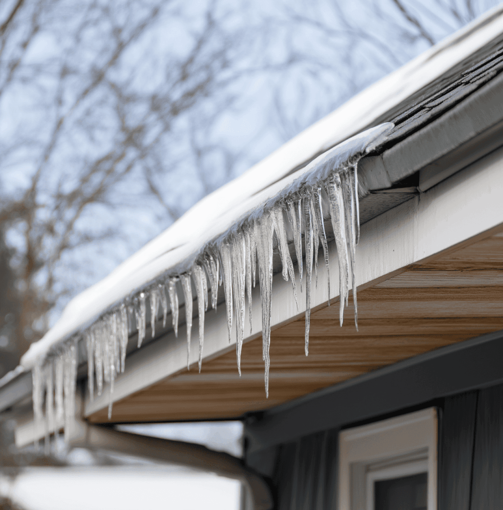 icy gutters in beavercreek ohio
