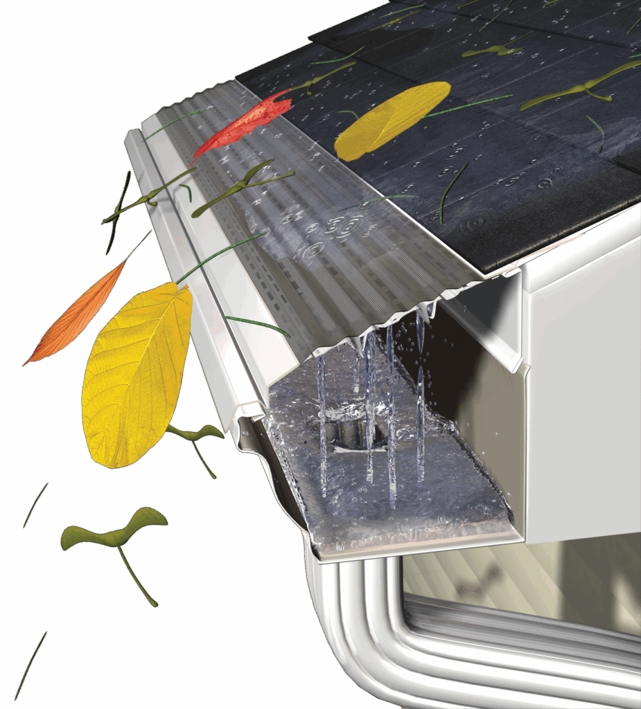 Gutter guard installation in beavercreek, OH home
