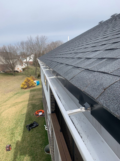 Gutter replacement on home in beavercreek, OH